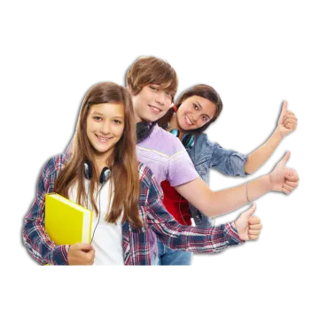 a group of young people