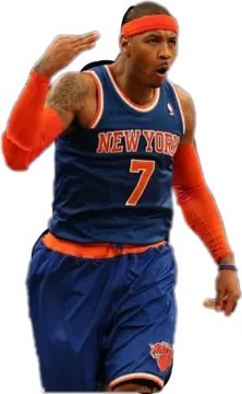 a drawing of a basketball player wearing an orange headband