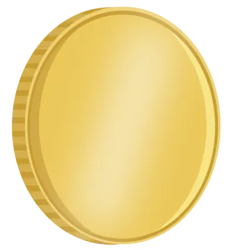 a gold coin