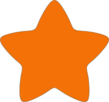 an orange star