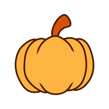 a pumpkin on a white background