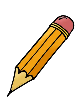 a pencil with a eraser on it