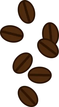 a pile of coffee beans