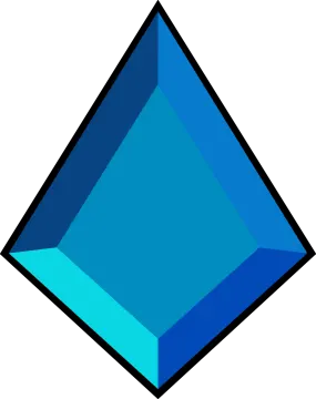 an image of a blue diamond