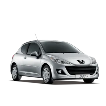 a silver car on a white background