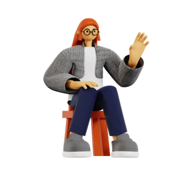 a doll sitting on top of a chair