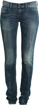a pair of jeans on a white background