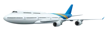 the plane is white