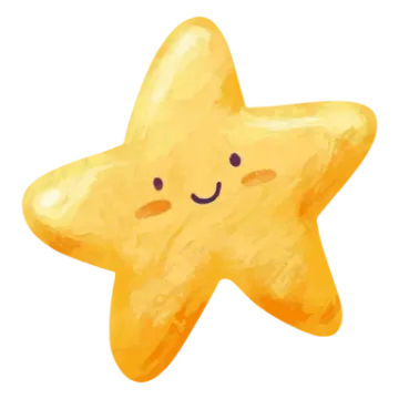 a yellow starfish on a white background