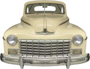 an old car is shown in this image