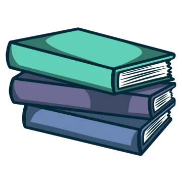 a stack of books