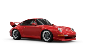 a red sports car on a white background