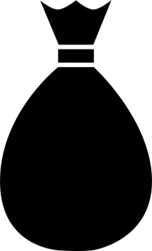 a black and white silhouette of a dress