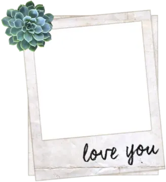 a picture frame with the word love you written on it