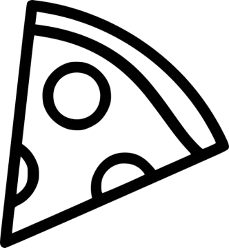 a slice of pizza icon