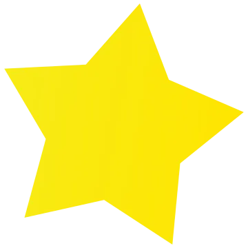 a black star on a white background