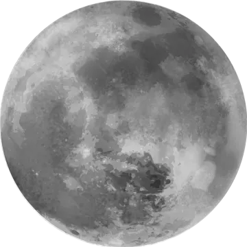 a black and white image of the moon
