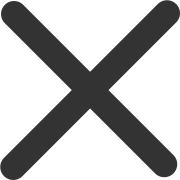 a black and white cross icon