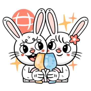 a couple of rabbits hugging each other rabbits