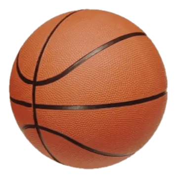 a basketball ball on a white background