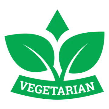 the logo for vegetarian