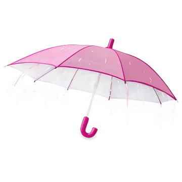 a pink and white umbrella