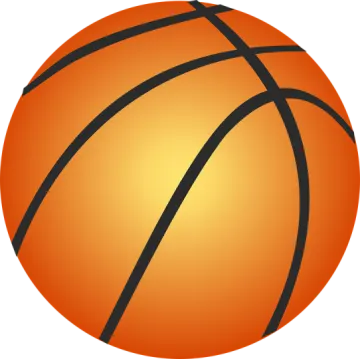 a basketball ball on a white background