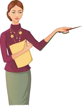 a woman holding a clipboard in her hand