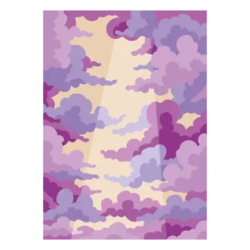 a purple camouflage camo pattern on a white background