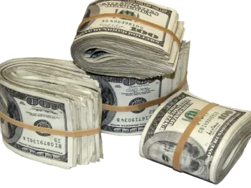 a pile of money is shown in this image