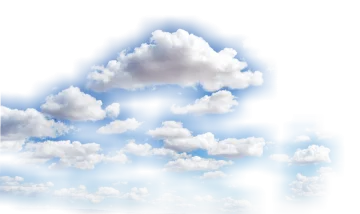 white clouds in the sky