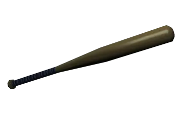 a baseball bat on a white background
