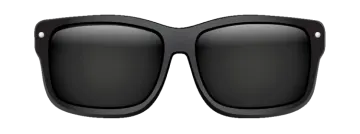 a pair of sunglasses on a white background