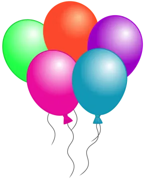 a bunch of balloons