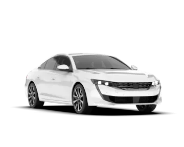a white car on a blank background