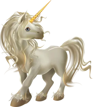 an image of a unicorn with a golden horn