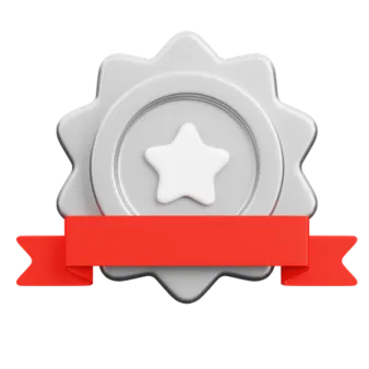 a seal with a red ribbon around it