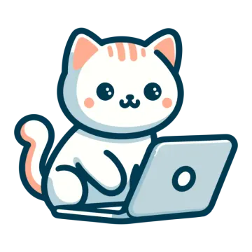 a cat sitting on top of a laptop