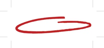 a red circle on a white background