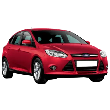 a red ford focus