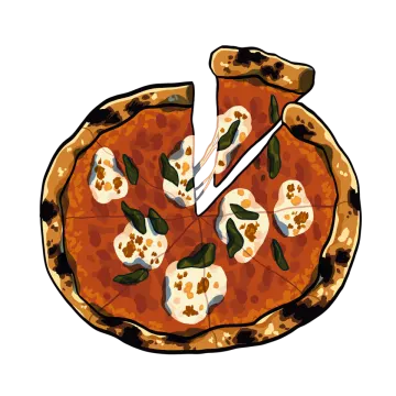 a piece of pizza that has been eaten