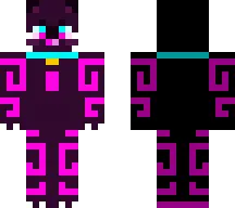 an image of a pixel figure with different colors