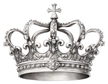 a drawing of a crown