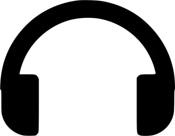 a headphone icon