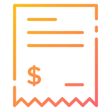 a paper with a dollar sign on it
