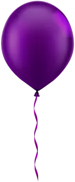 the balloon is purple