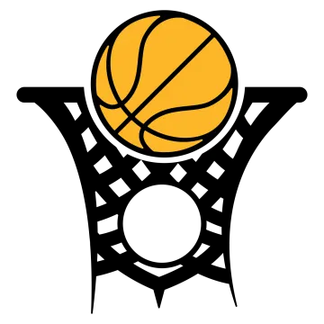 a basketball ball on top of a basket
