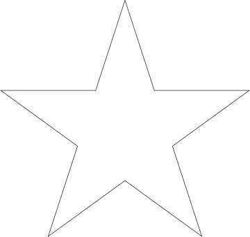 a black and white image of a star