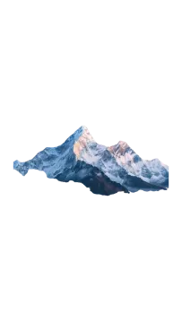 an image of a mountain with snow on it