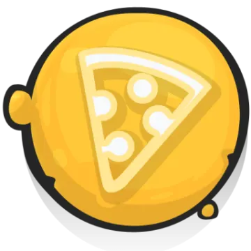 a slice of pizza on a plate
